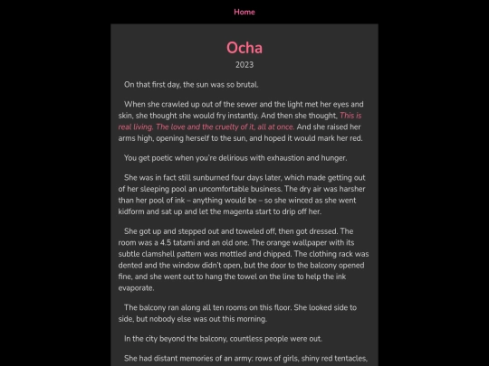 Tales/OchaSplat screenshot