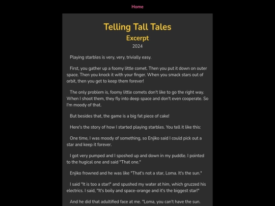 Tales/TTTExcerpt screenshot