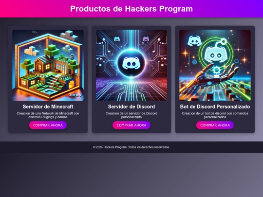 productos screenshot