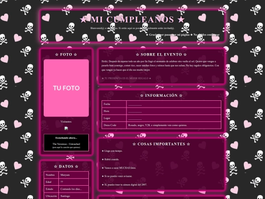 bdayinvite screenshot