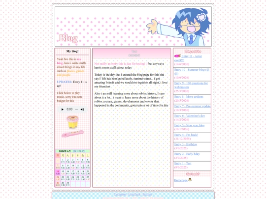blog screenshot