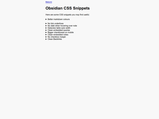 obsidiancss screenshot
