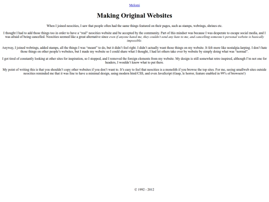 originalwebsites screenshot