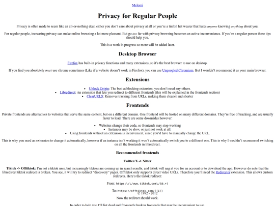 privacy screenshot