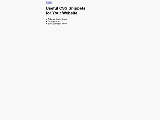 smallwebsitecss screenshot