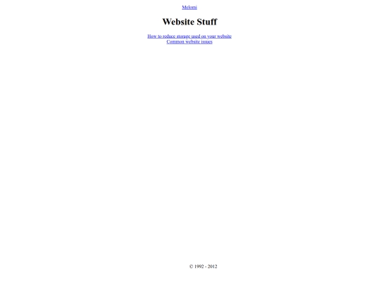 websitestuff screenshot