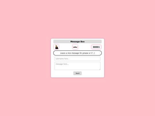 guestbook screenshot