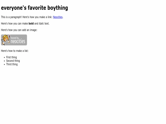 index screenshot