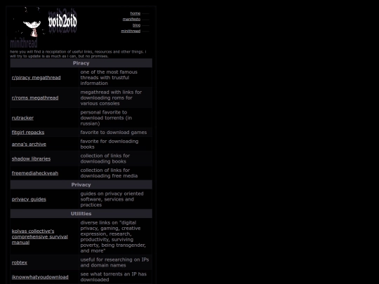 minithread screenshot