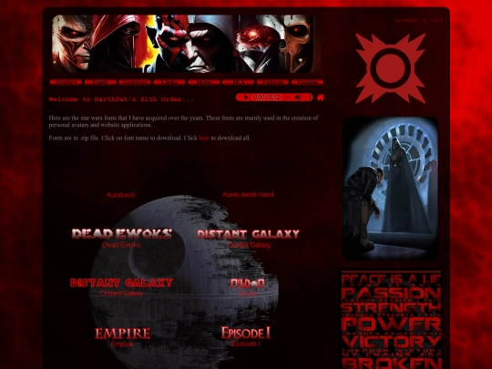fonts screenshot
