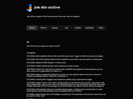 index screenshot