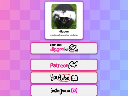 links screenshot