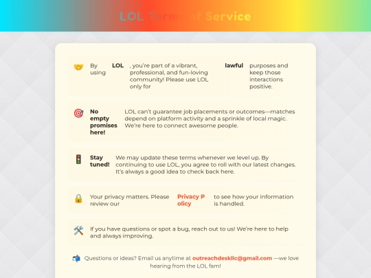 terms screenshot