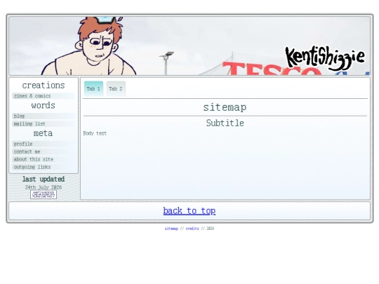 sitemap screenshot