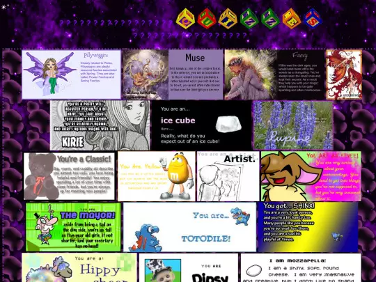 Quizzes screenshot