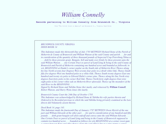 History/WilliamRecords screenshot