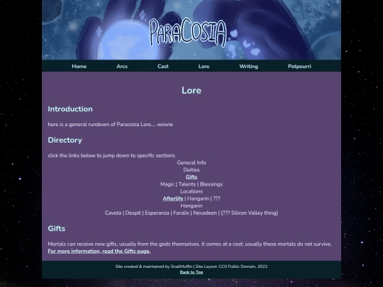 lore screenshot