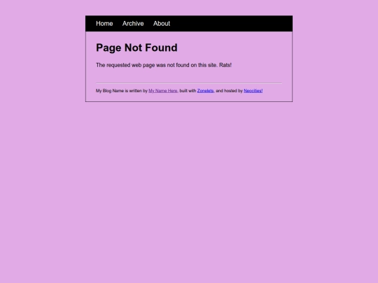 not_found screenshot