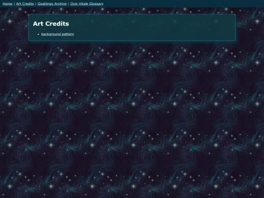 pages/art-credits screenshot