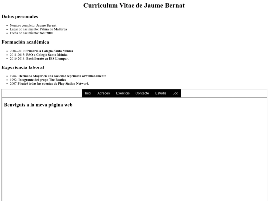 curriculum screenshot
