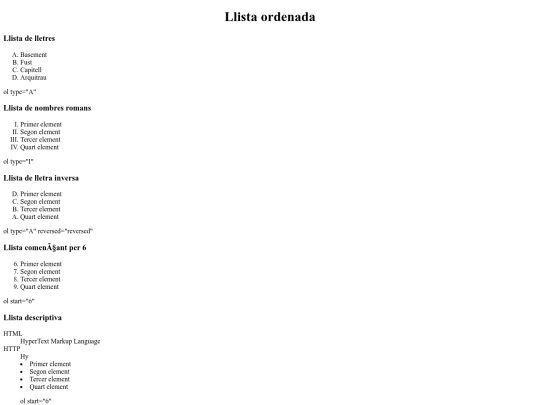 llistes2 screenshot
