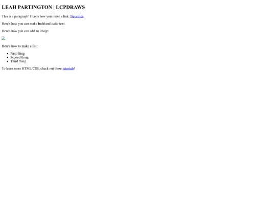 index screenshot