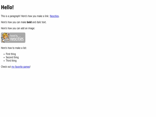 index screenshot