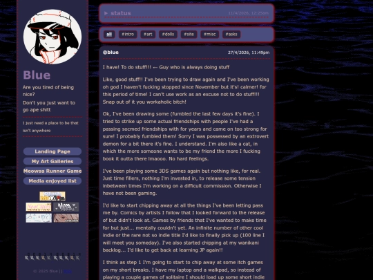 blog screenshot