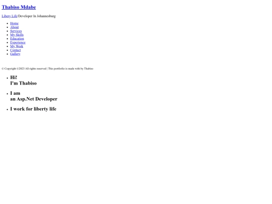 index screenshot