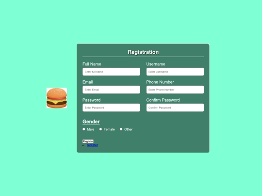 registration screenshot
