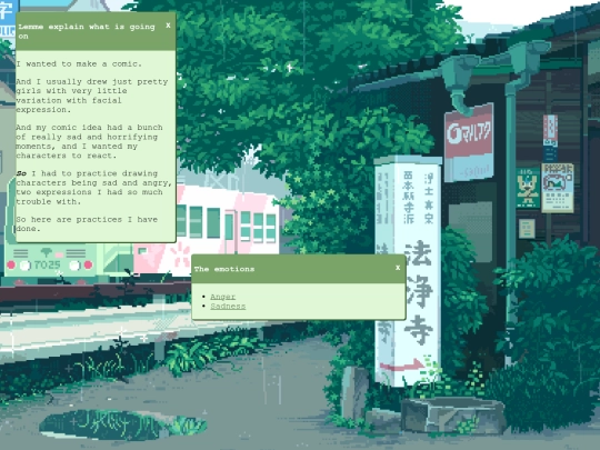 Artemotionsmenu screenshot