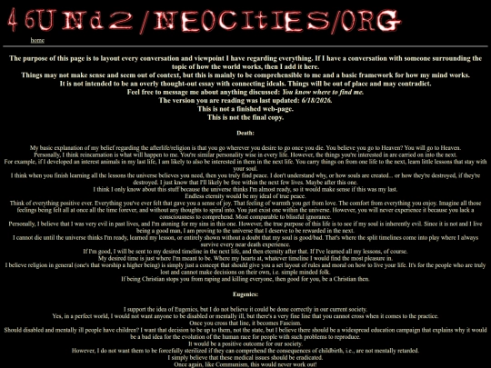 beliefs screenshot