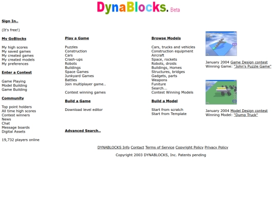 dynablocks screenshot