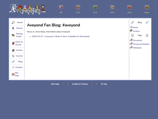 blog/tags/aveyond screenshot