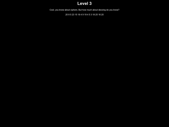 puzzle/cipher screenshot