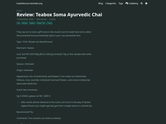 posts/tb-soma-ayurvedic-chai screenshot
