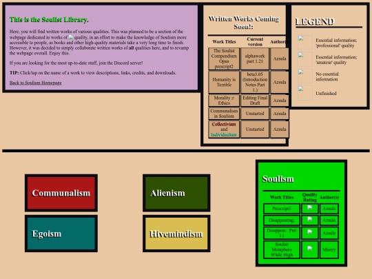 Soulism/Library/Version2 screenshot
