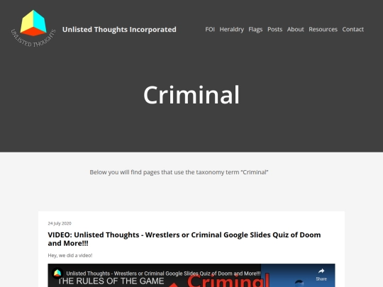 tags/criminal screenshot