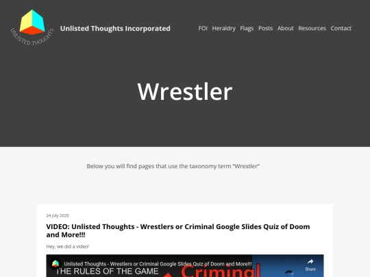 tags/wrestler screenshot