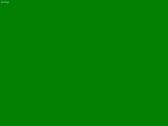 linkTest/greenPage screenshot