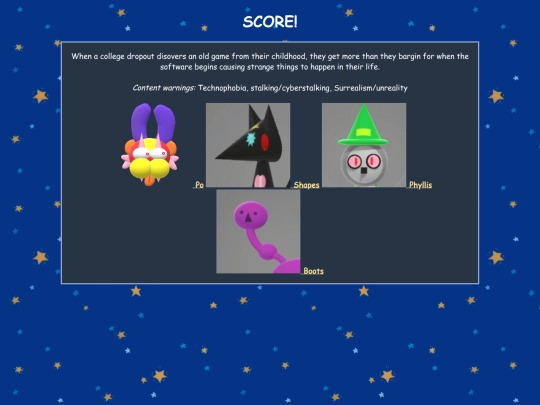 characters/score screenshot