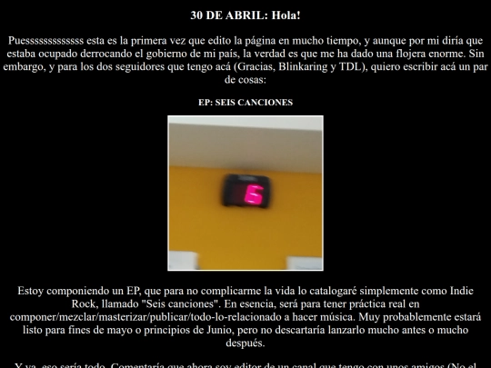 blog screenshot