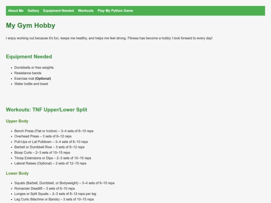MyHobbies screenshot