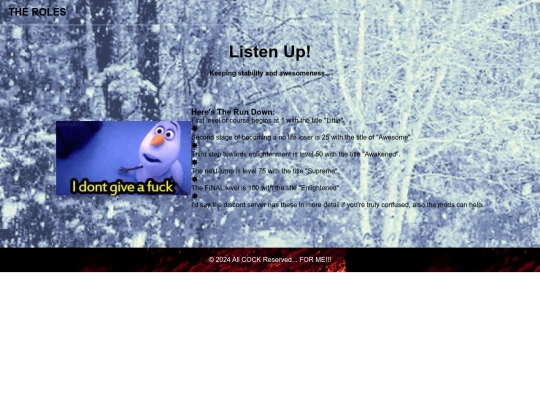 Roles screenshot