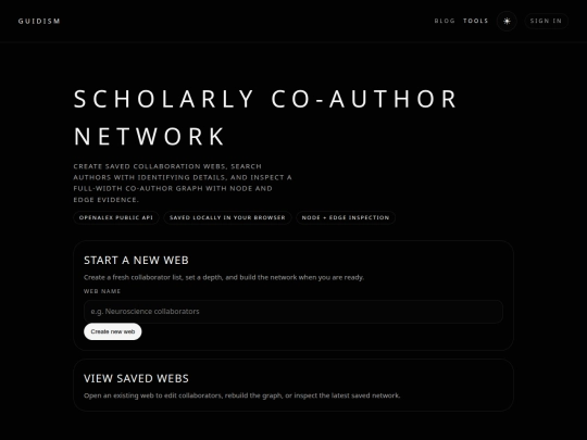 tools/personal-network-web screenshot