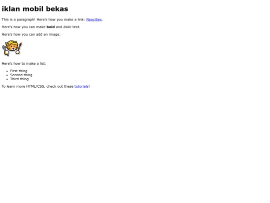 index screenshot