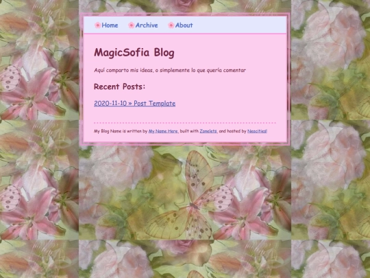 SecciónBlog screenshot