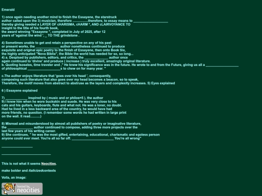 emerald screenshot