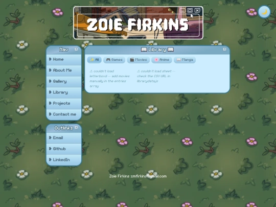 library screenshot