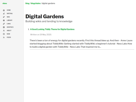blogchains/digital-gardens screenshot